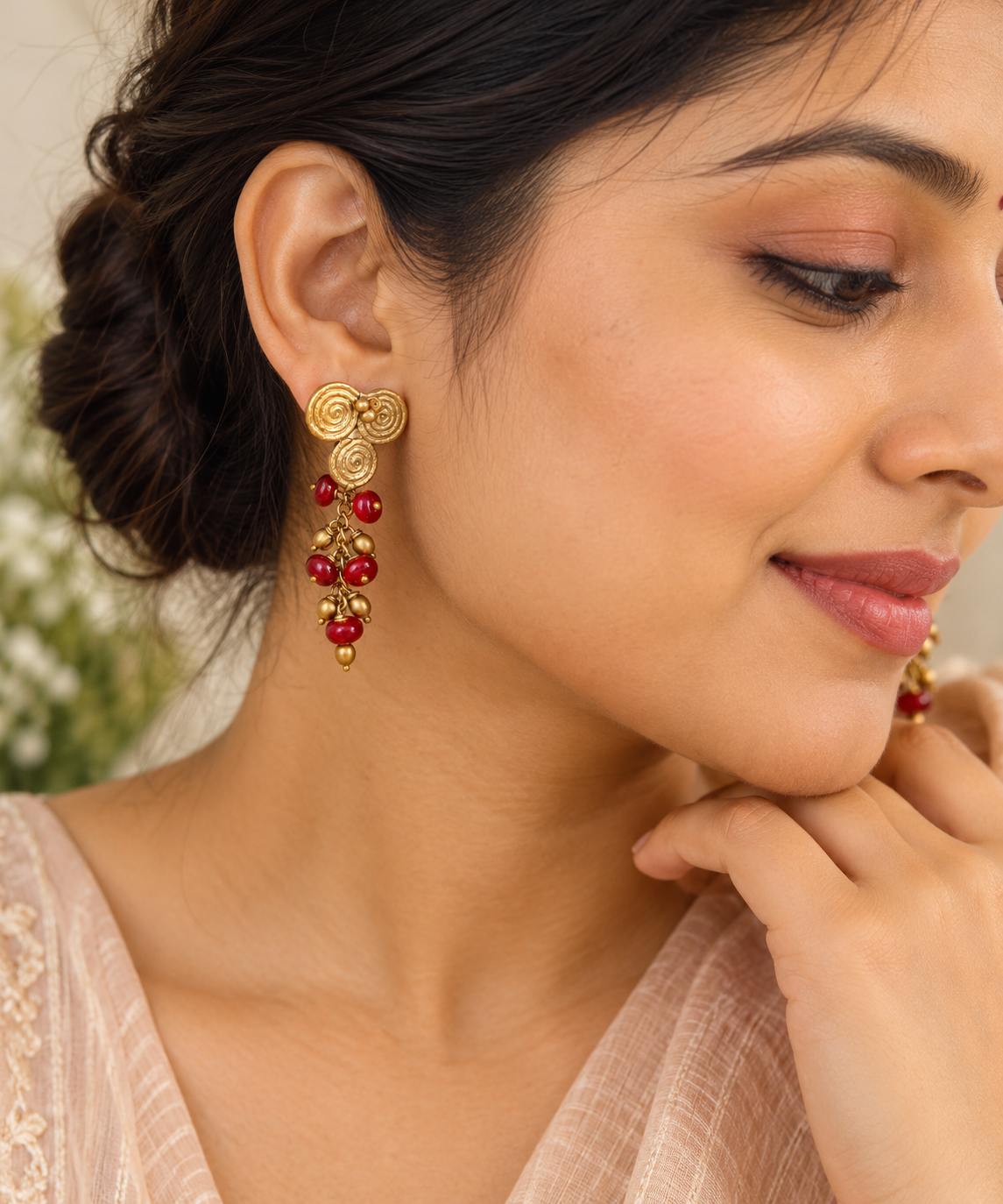 Miharu Vanya Dokra Earrings
