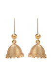 Gold Tone Jhumka Earrings DEr47