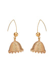 Gold Tone Jhumka Earrings DEr47