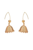 Gold Tone Jhumka Earrings DEr47