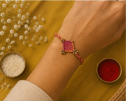 Miharu Taana·Baana | Aarambh Handwoven Rakhi