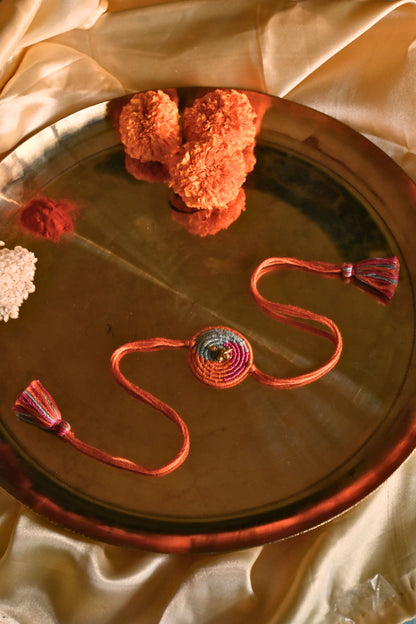 Miharu Taana·Baana |Leher Handwoven Rakhi