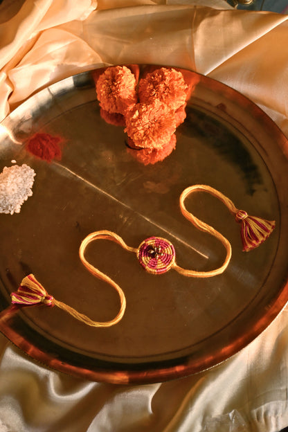 Miharu Handmade Thread Rakhi RH2404