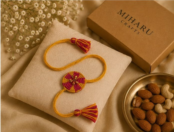 Miharu Taana·Baana | Chakra Handwoven Rakhi