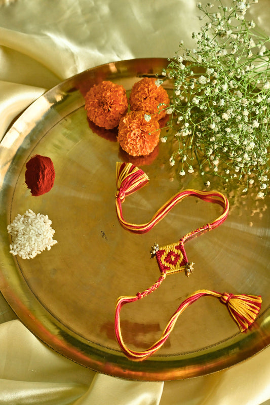 Miharu HandmadeThread Rakhi RH2406
