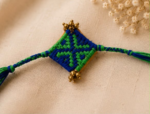 Miharu Taana·Baana | Prithvi Handwoven Rakhi
