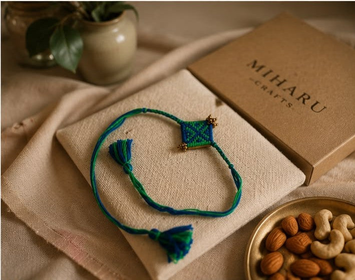 Miharu Taana·Baana | Prithvi Handwoven Rakhi