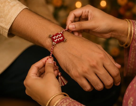 Miharu Taana·Baana | Sutra Handwoven Rakhi
