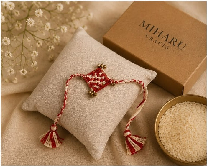 Miharu Taana·Baana | Sutra Handwoven Rakhi