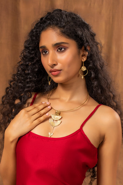 Miharu Oorja Dhokra Necklace
