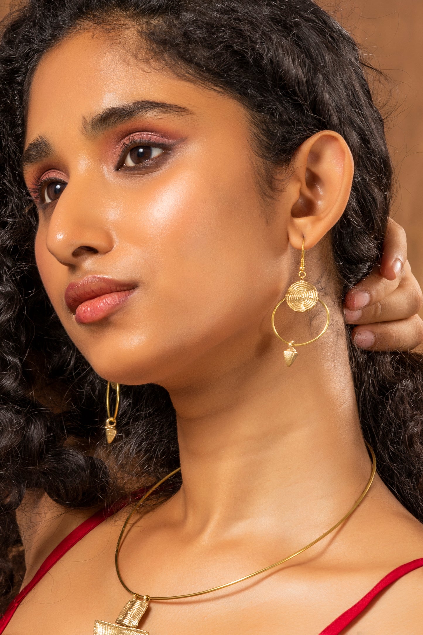 Miharu Neelima Dhokra Earrings