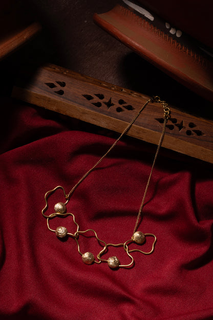 Miharu Charita Dhokra Necklace
