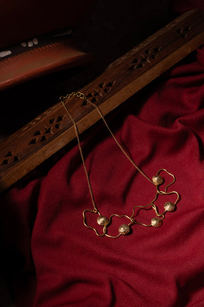 Miharu Charita Dhokra Necklace