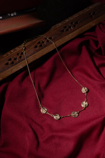 Miharu Svara Dhokra Necklace