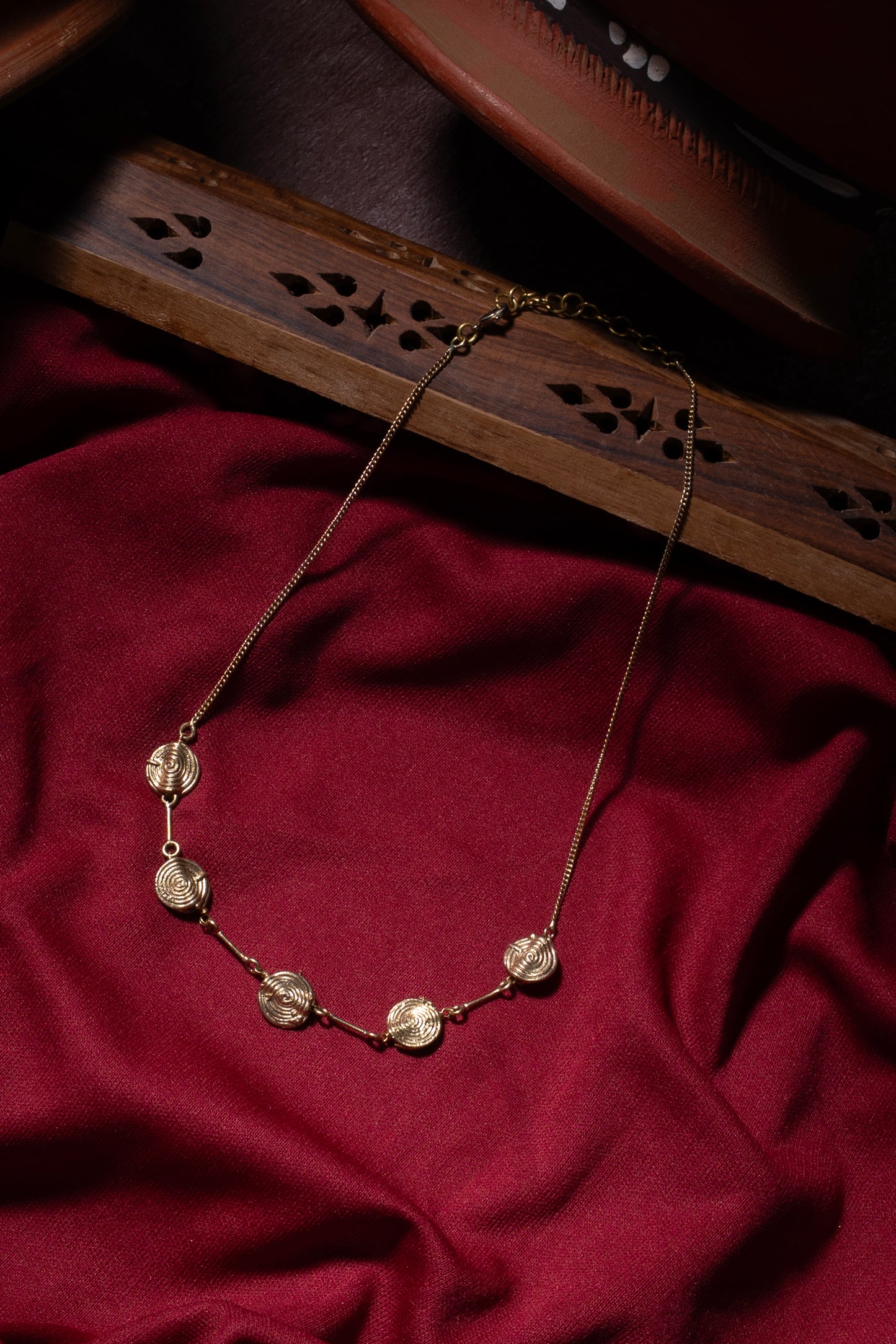 Miharu Svara Dhokra Necklace