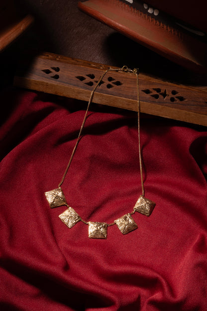 Miharu Vritti Dhokra Necklace