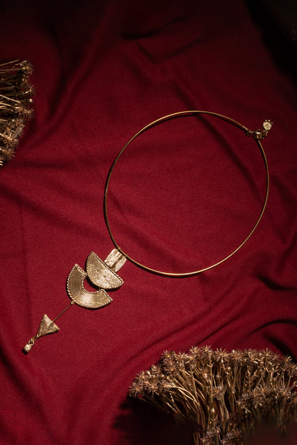 Miharu Oorja Dhokra Necklace