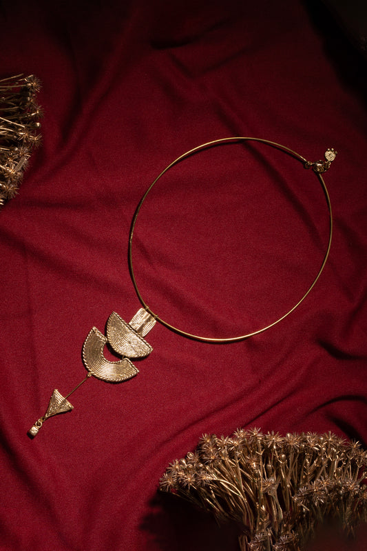 Miharu Oorja Dhokra Necklace