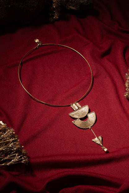 Miharu Oorja Dhokra Necklace
