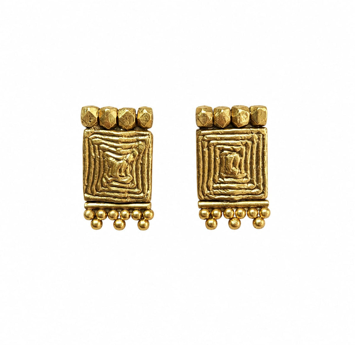 Miharu Tarang Dokra Earrings DEr186