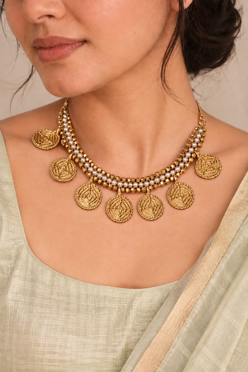 Miharu Zoya Dhokra Necklace