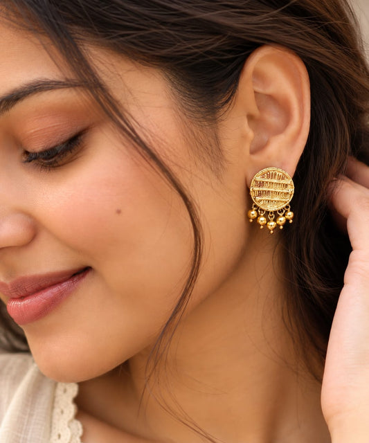 Miharu Taarika Dokra Earrings DEr183
