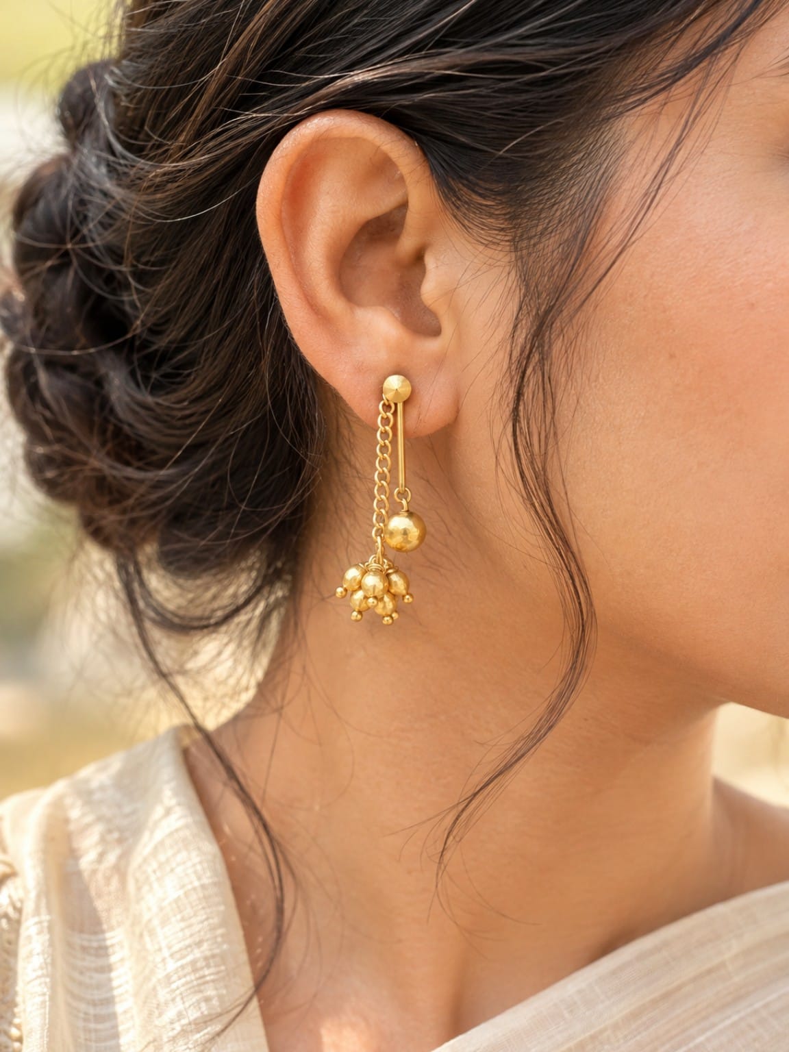 Miharu Katha Dokra Earrings DEr185