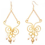 Pearl with Dangle & Drop Earrings EB19