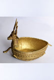 Dhokra Deer Side Table Tray DSt004