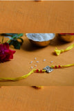 Miharu Dokra Square Yellow Rakhi (RH028)