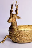 Dhokra Deer Side Table Tray DSt004