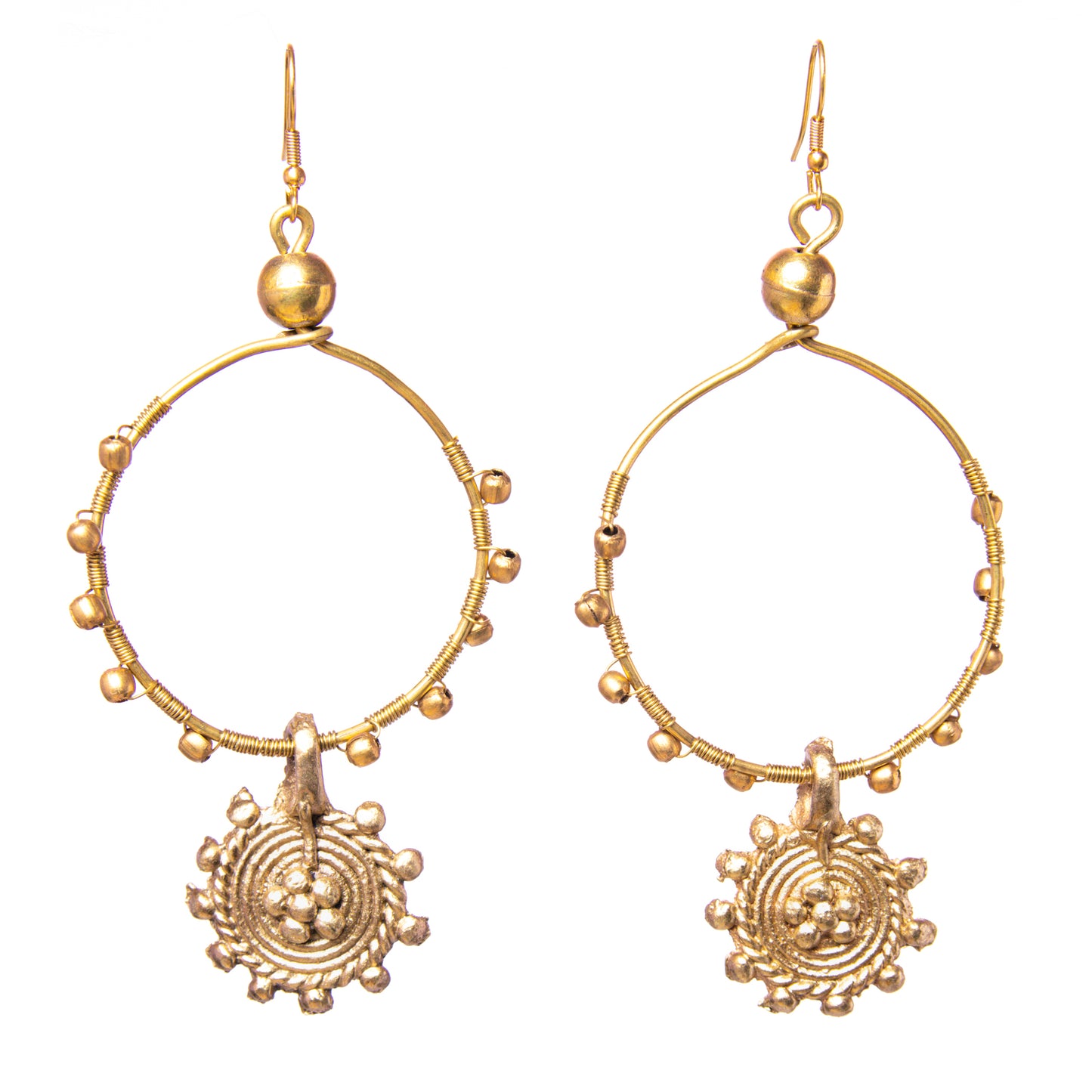 Gold Tone Brass Rings DEr66