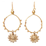 Gold Tone Brass Rings DEr66