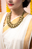 Brass Thread Choker Necklace D86