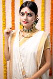 Brass Thread Collar Necklace D87