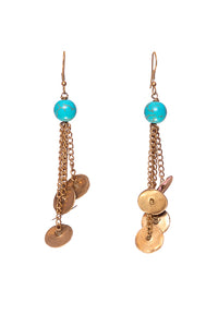 Miharu Brass Chain Earring DEr17a