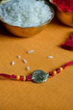 Miharu Dhokra Handmade Red Rakhi (RH027)
