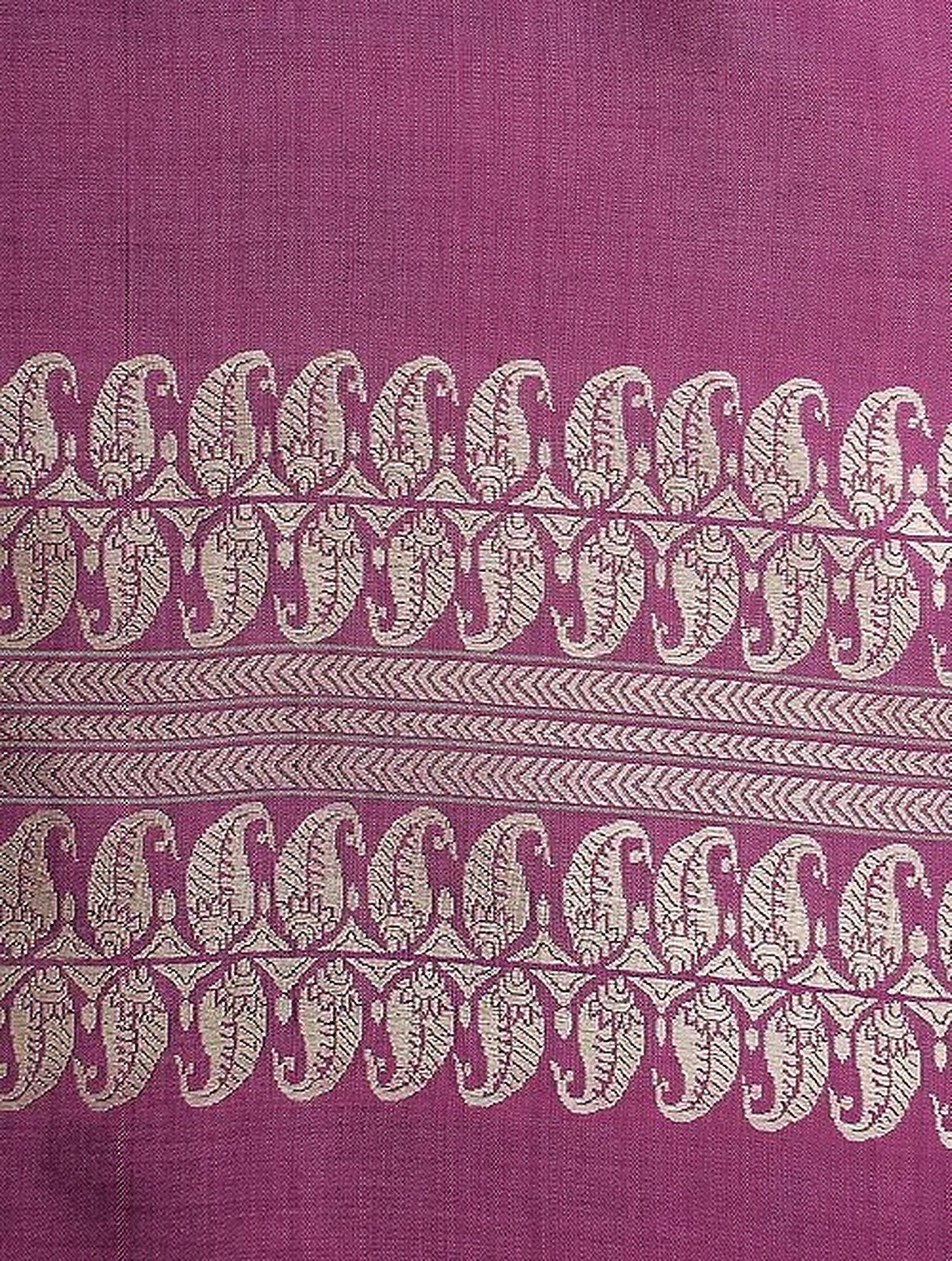 Pink Pure Silk Hand woven Dupatta MIH035