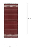 Maroon Pure Silk Hand woven Dupatta (MIH092)