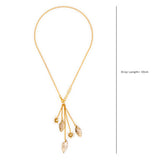 Gold Chain Leaf Necklace