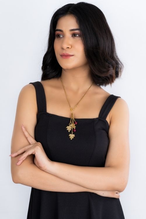 Dokra Triangle Brass Necklace
