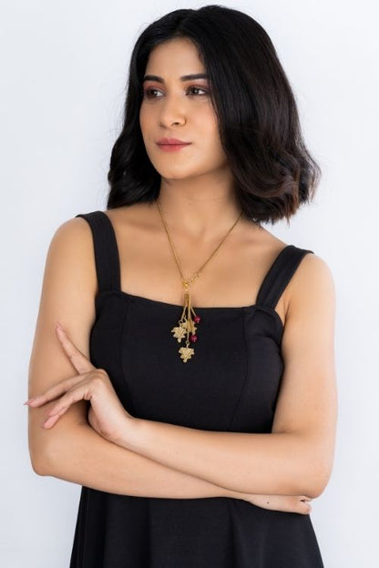 Dokra Triangle Brass Necklace