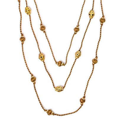 Brown Gold Tone Necklace
