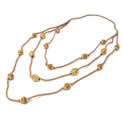 Brown Gold Tone Necklace
