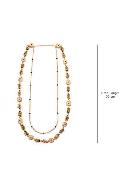 square dokra necklace