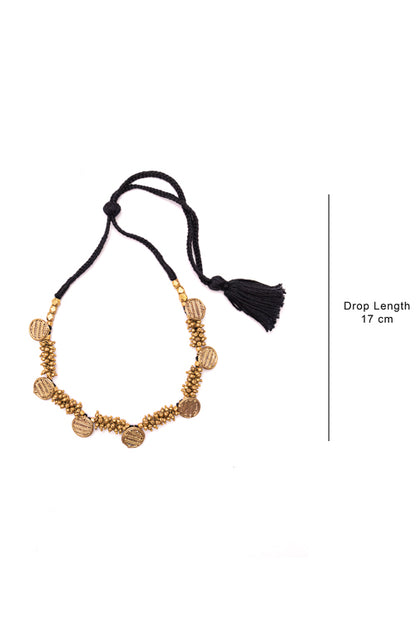 Dhokra Coated Choker CD1955a