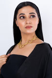 Miharu Beaded Oval Collar Necklace