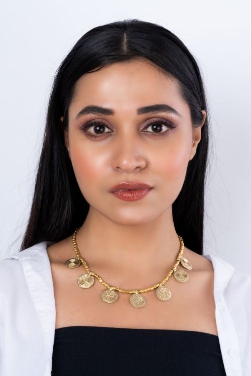Miharu Doka Collar Necklace (Golden)