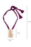 Brass Thread Matinee Necklace D11c