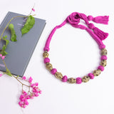 Brass Thread Princess Necklace D12a